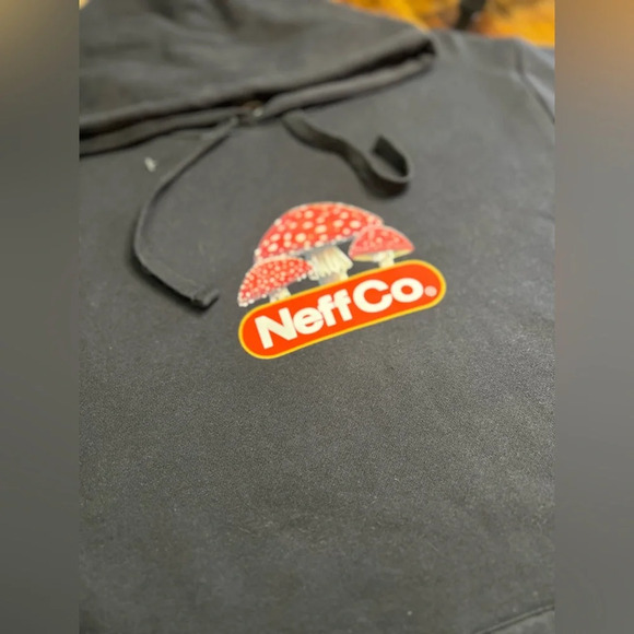 🆕NEFF Men’s Graphic Groovy Logo Skater Hoodie size Med - Picture 4 of 9